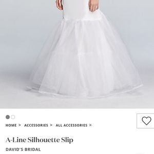 David's Bridal A-line Silhouette Slip